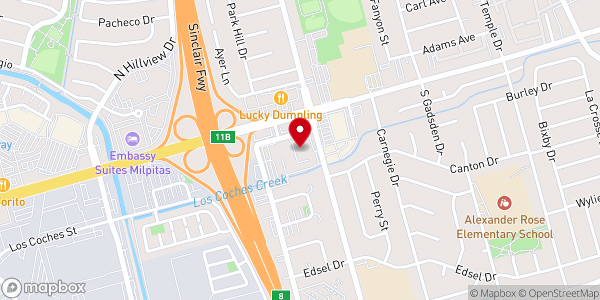 Map showing location of Silicon Valley Alliance Church