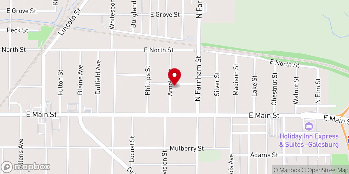 Map showing location of Oasis of Praise