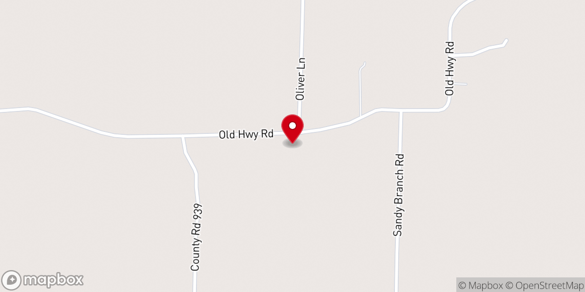Map showing location of Mount Zion Church