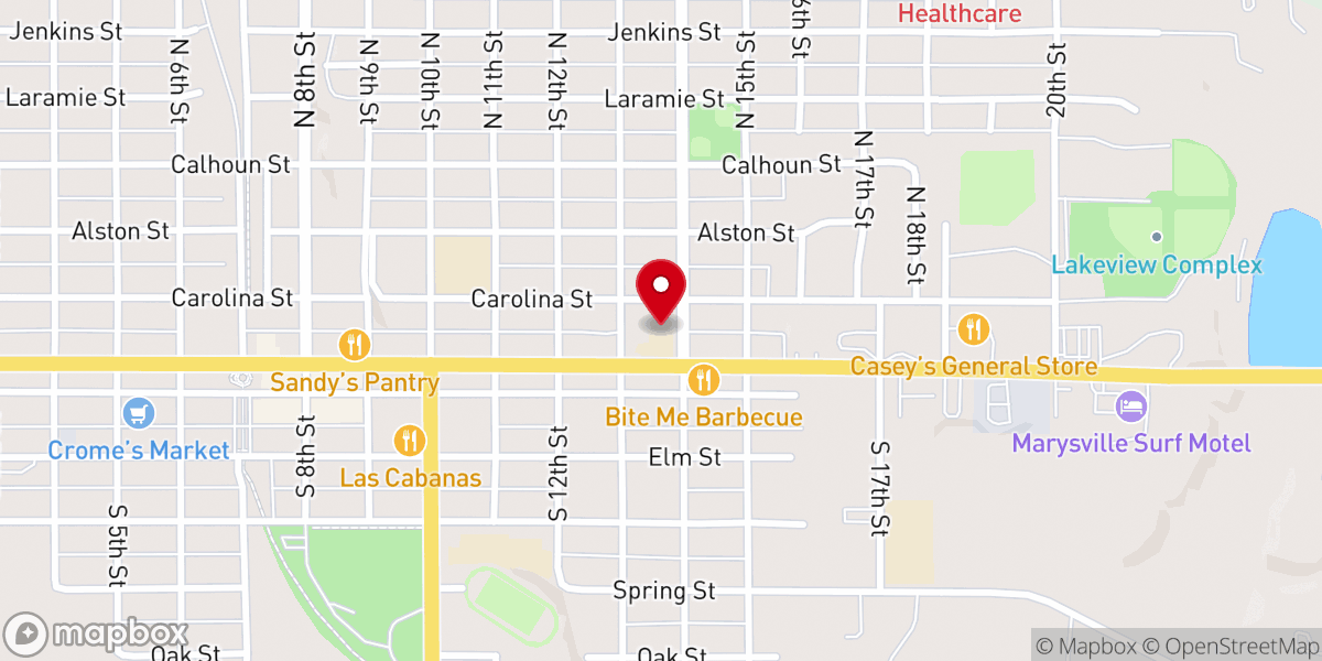 Map showing location of The Church of St. Gregory the Great