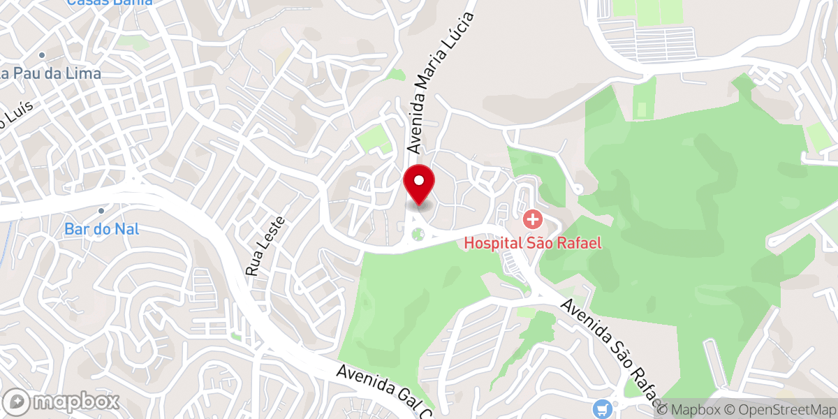 Map showing location of Igreja Pentecostal Vinde a Mim