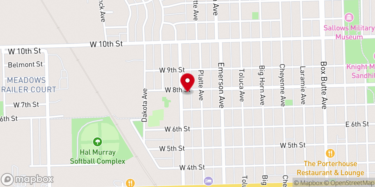 Map showing location of Iglesia Bethel- ext. NE