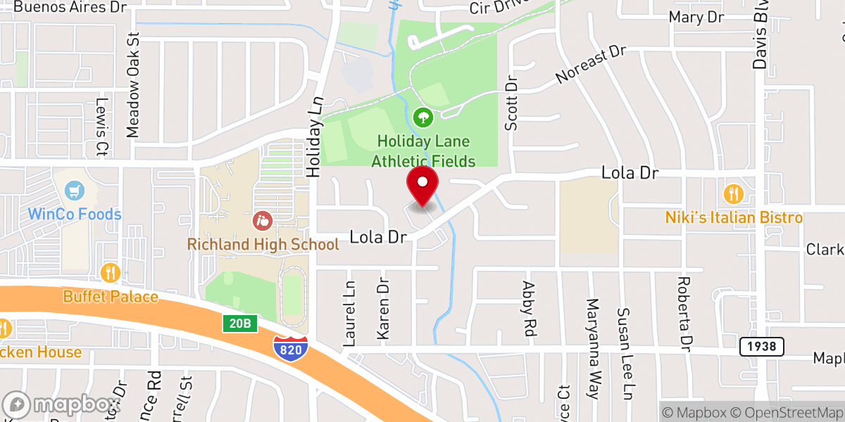 Map showing location of Immanuel Lutheran Church
