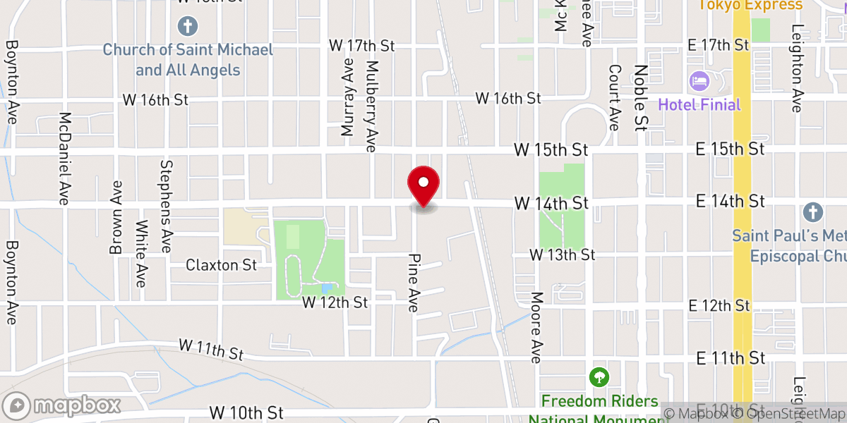 Map showing location of Smith Metropolitan