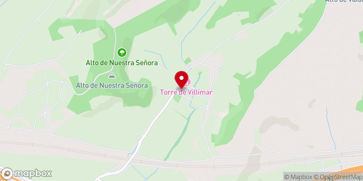 Map showing location of Convento de San Esteban
