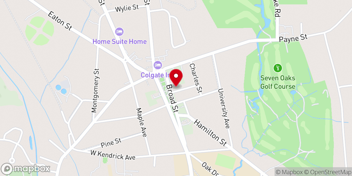 Map showing location of Park United Methodist Church