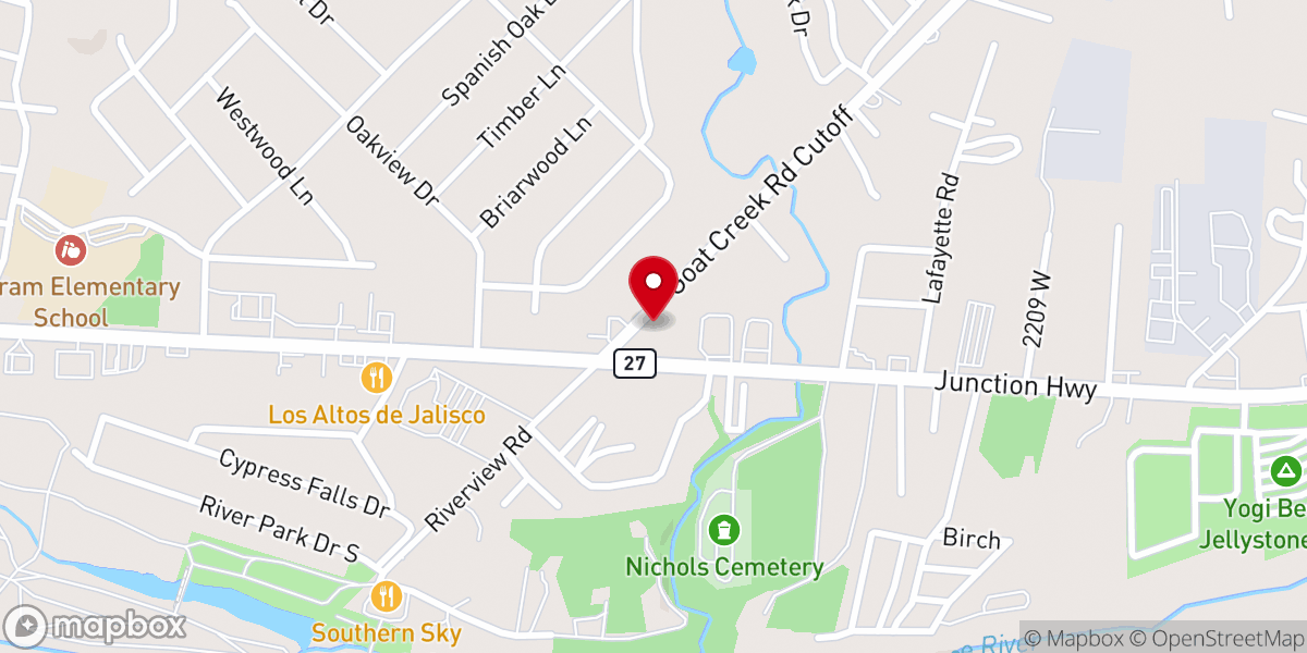 Map showing location of Cross Kingdom Church