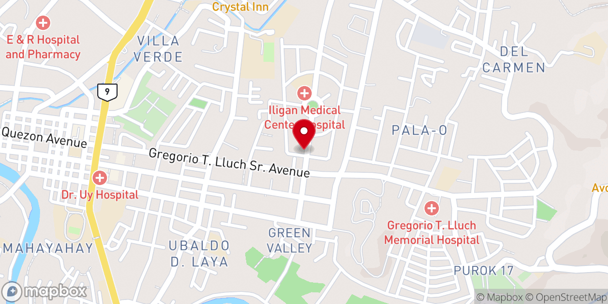 Map showing location of Philippine Independent Church