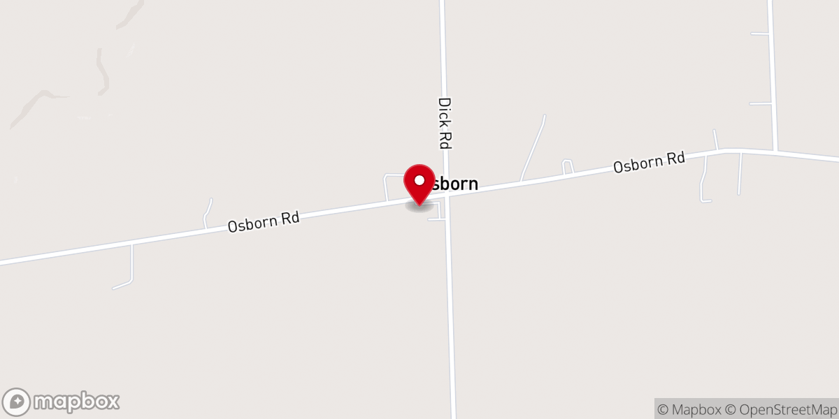 Map showing location of North Salem Wesleyan Methodist Church