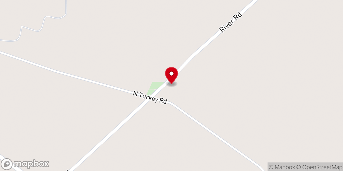 Map showing location of Zion Grove Missionary Baptist