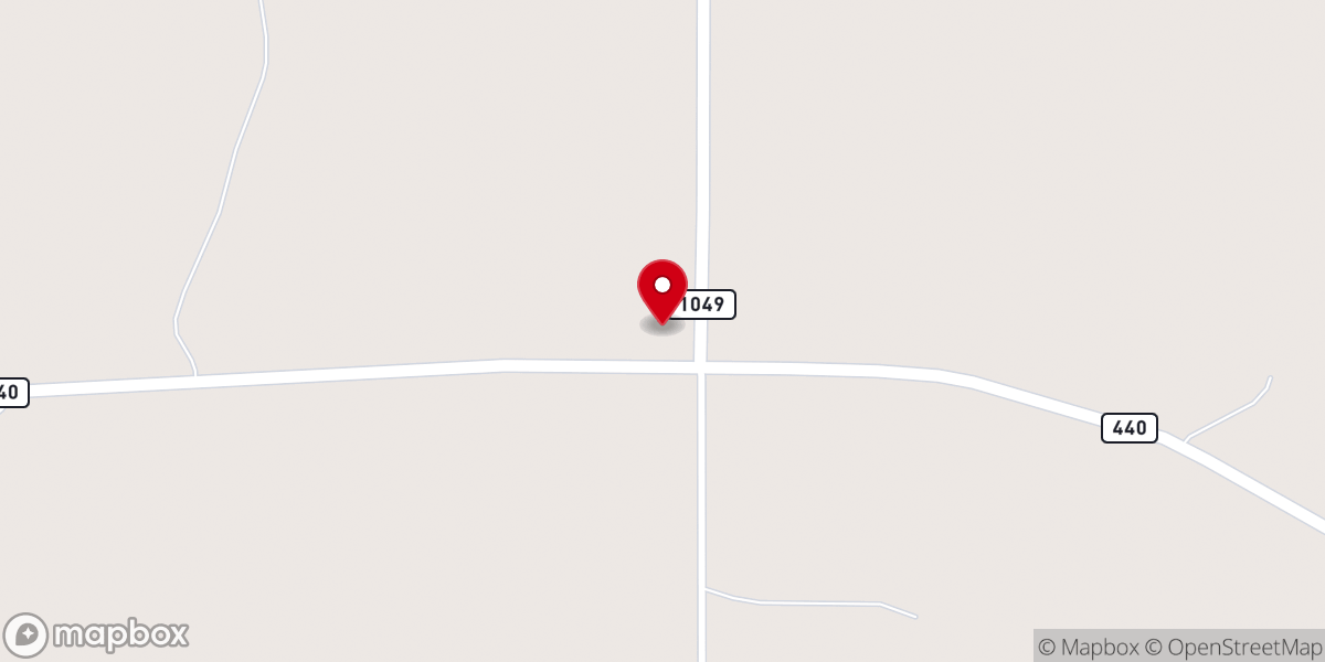 Map showing location of Tangipahoa Baptist Church