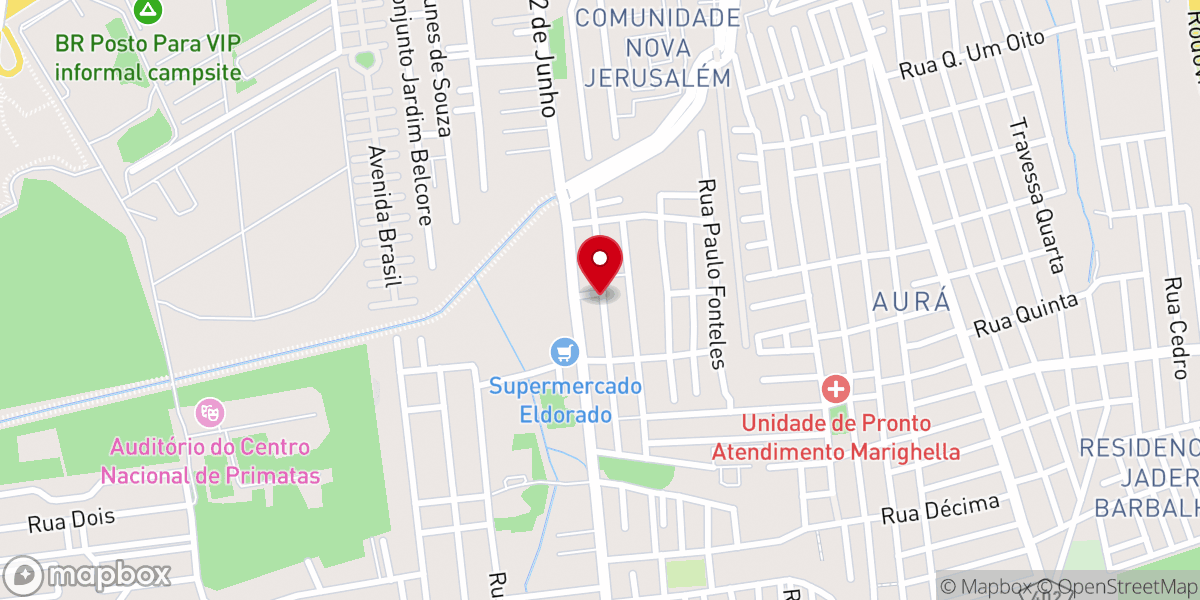 Map showing location of IGREJA ASSEMBLÉIA DE DEUS BETESDA CONG.AGUAS BRANCAS