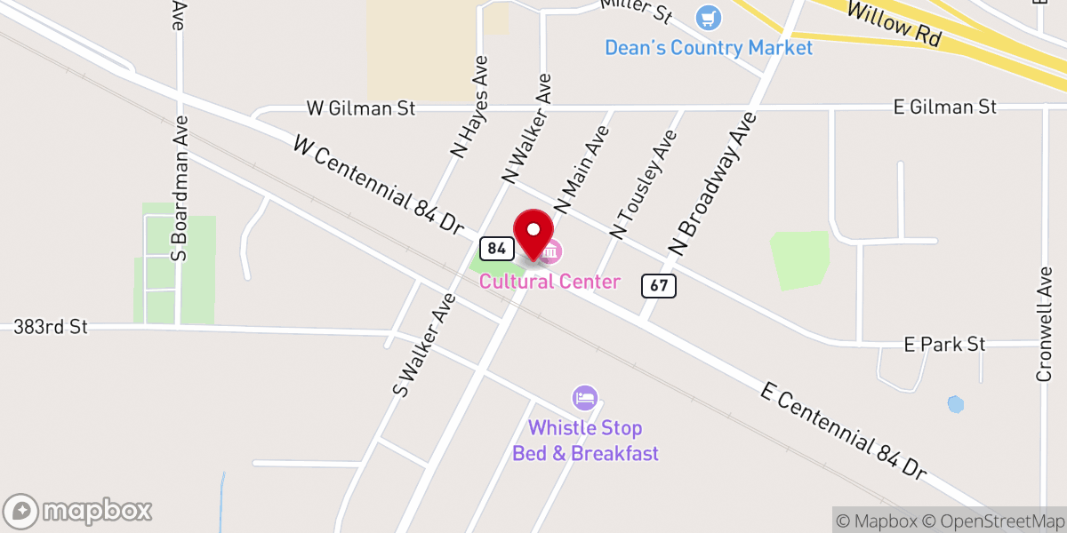 Map showing location of New York Mills