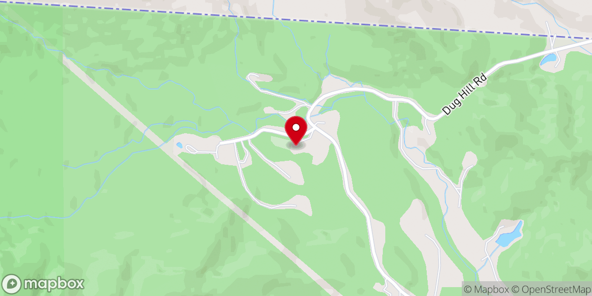 Map showing location of Rock Springs Baptist Church