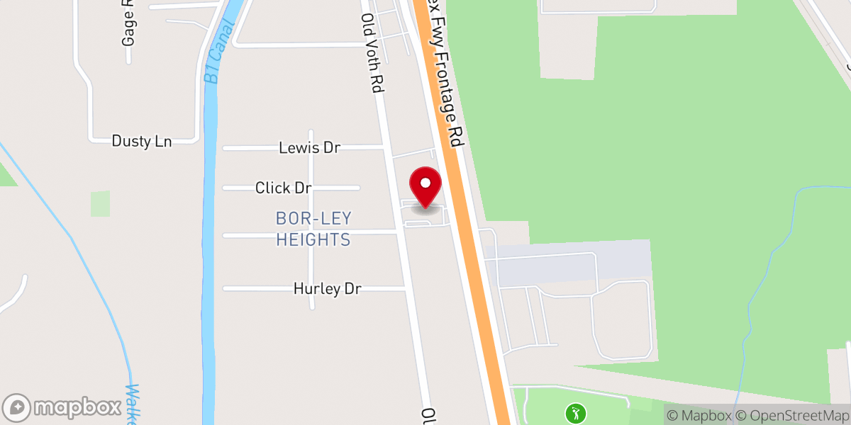 Map showing location of Triumph Church Beaumont