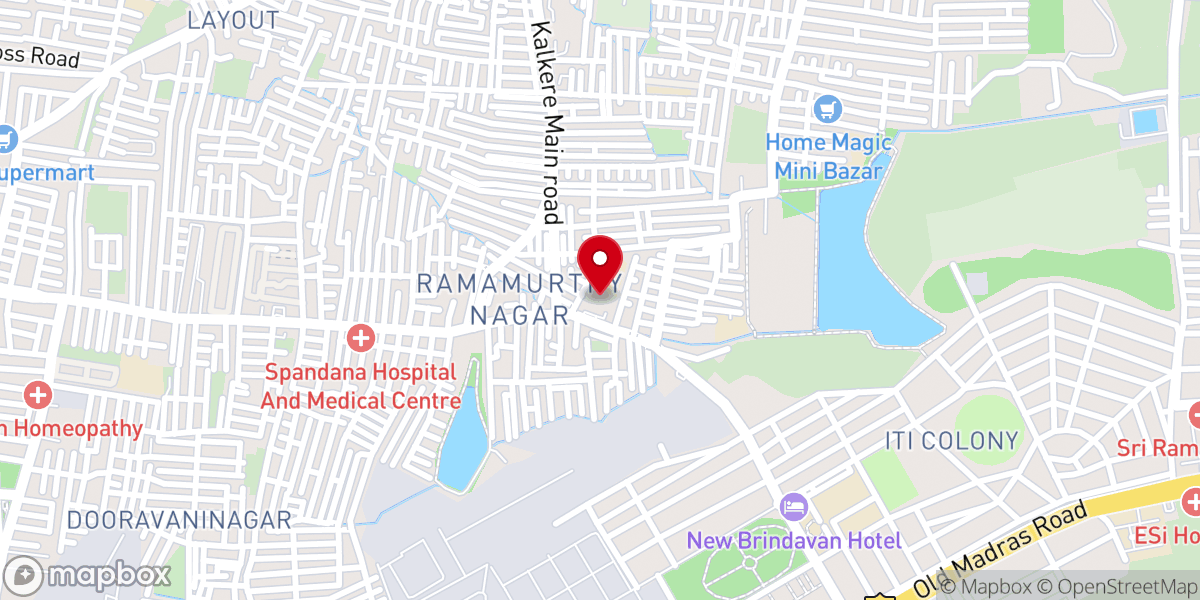 Map showing location of Holy Family Church