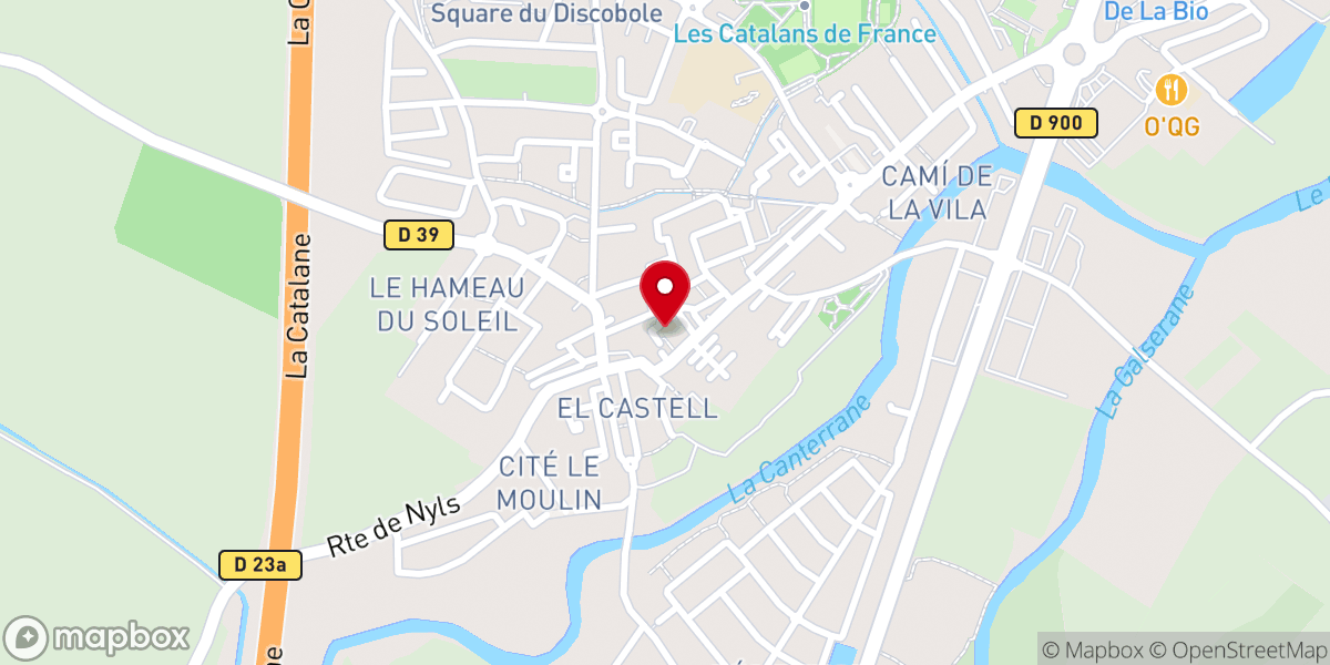 Map showing location of Eglise St Martin