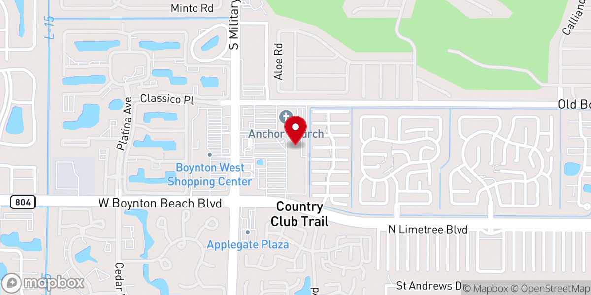 Map showing location of Kingdom Advantage Church for All Nation