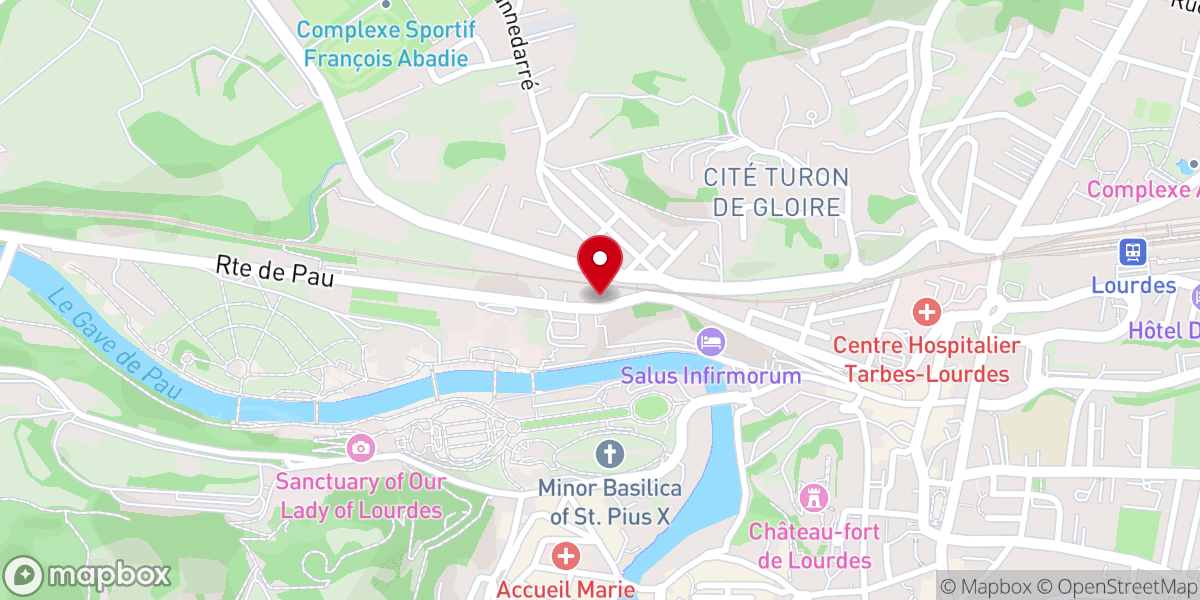 Map showing location of Soeurs Franciscaines du Saint-Esprit