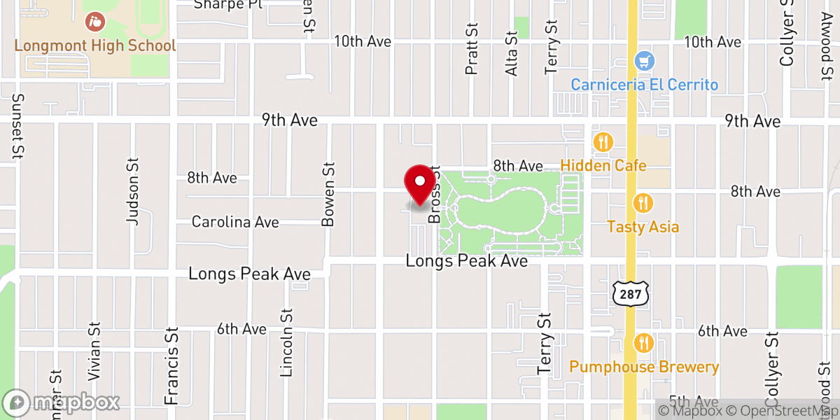 Map showing location of New Creation Church