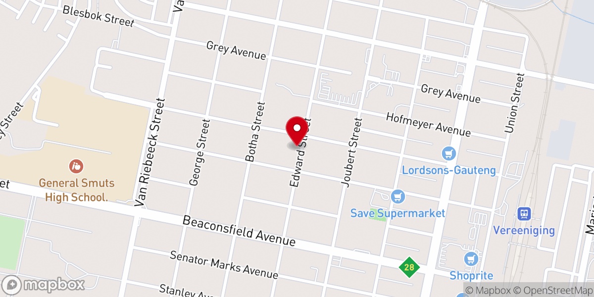 Map showing location of Our Lady of Perpetual Help Catholic Church