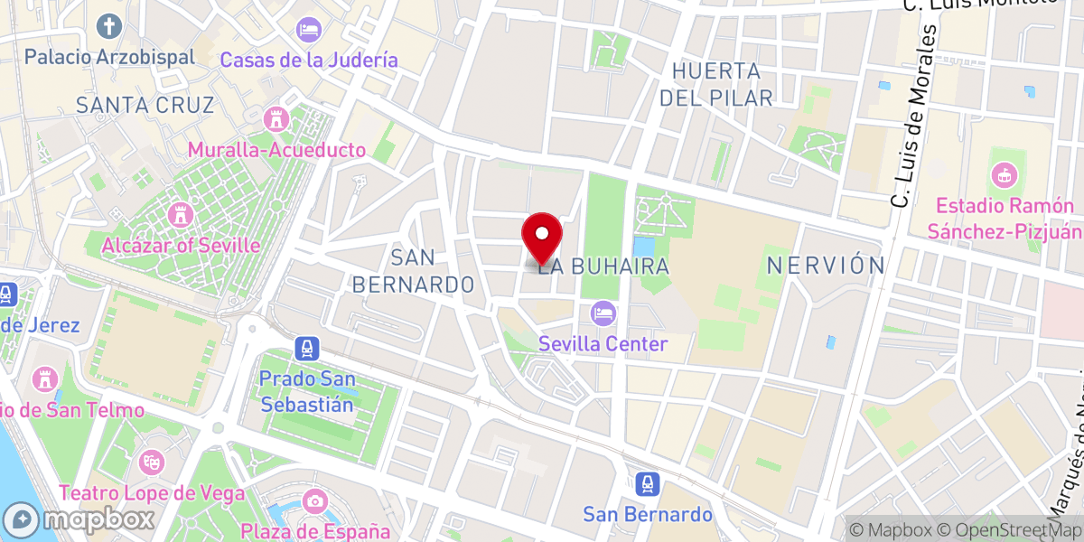 Map showing location of Hermandad de San Bernardo