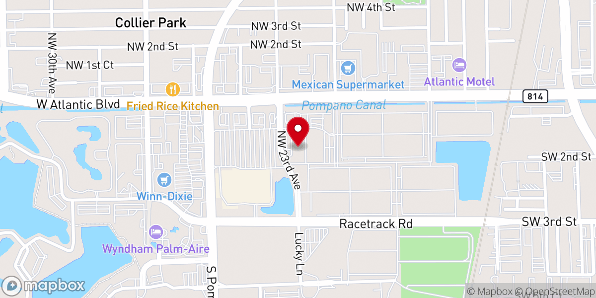Map showing location of Jesus People Victorious Living Church