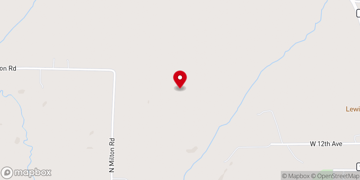 Map showing location of Lewistown Township