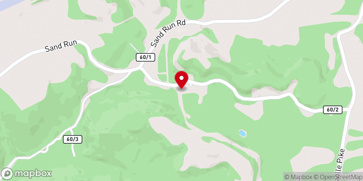 Map showing location of Bethel United Methodist Church
