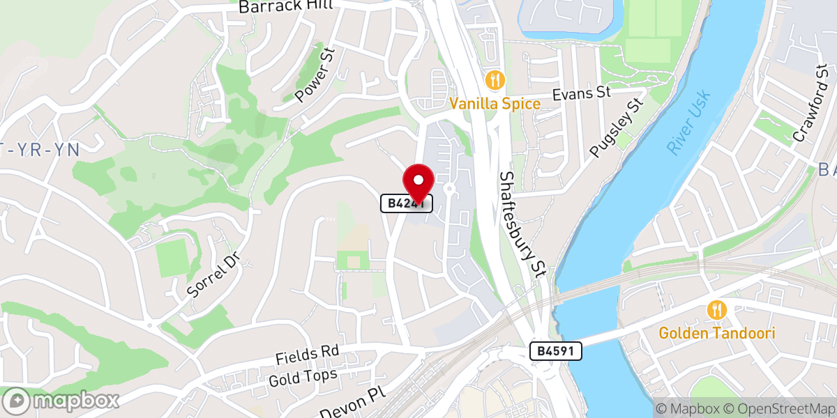 Map showing location of The Church of Jesus Christ of Latter-day Saints
