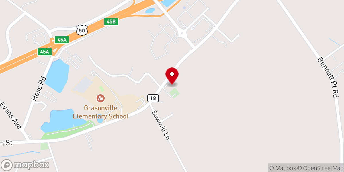 Map showing location of Bryan Methodist Church