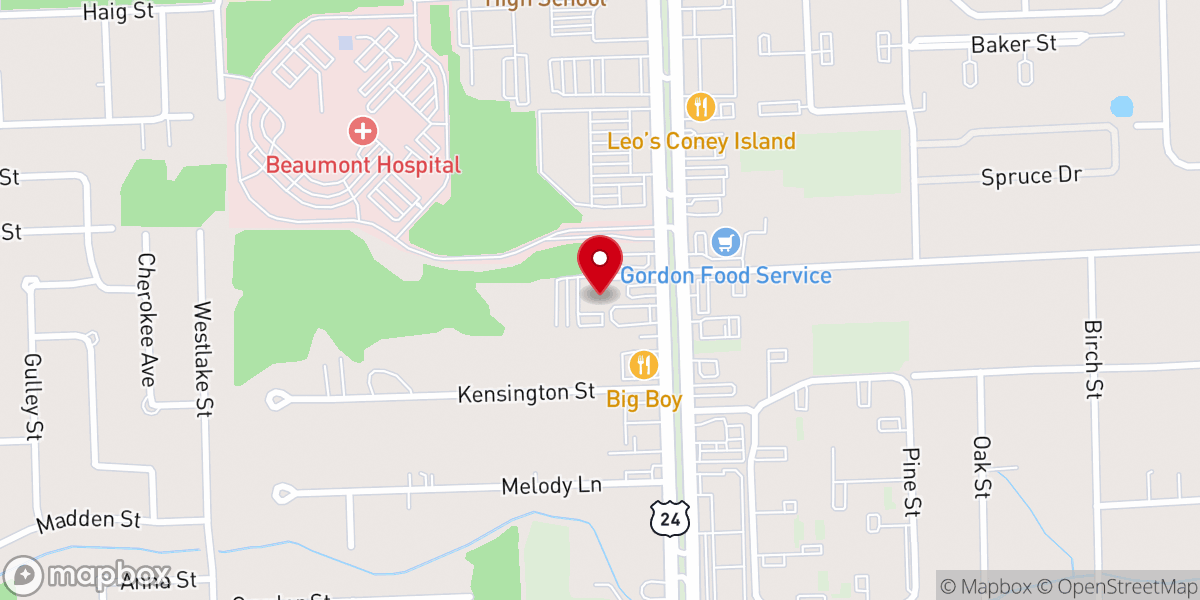 Map showing location of Greater Grace Temple