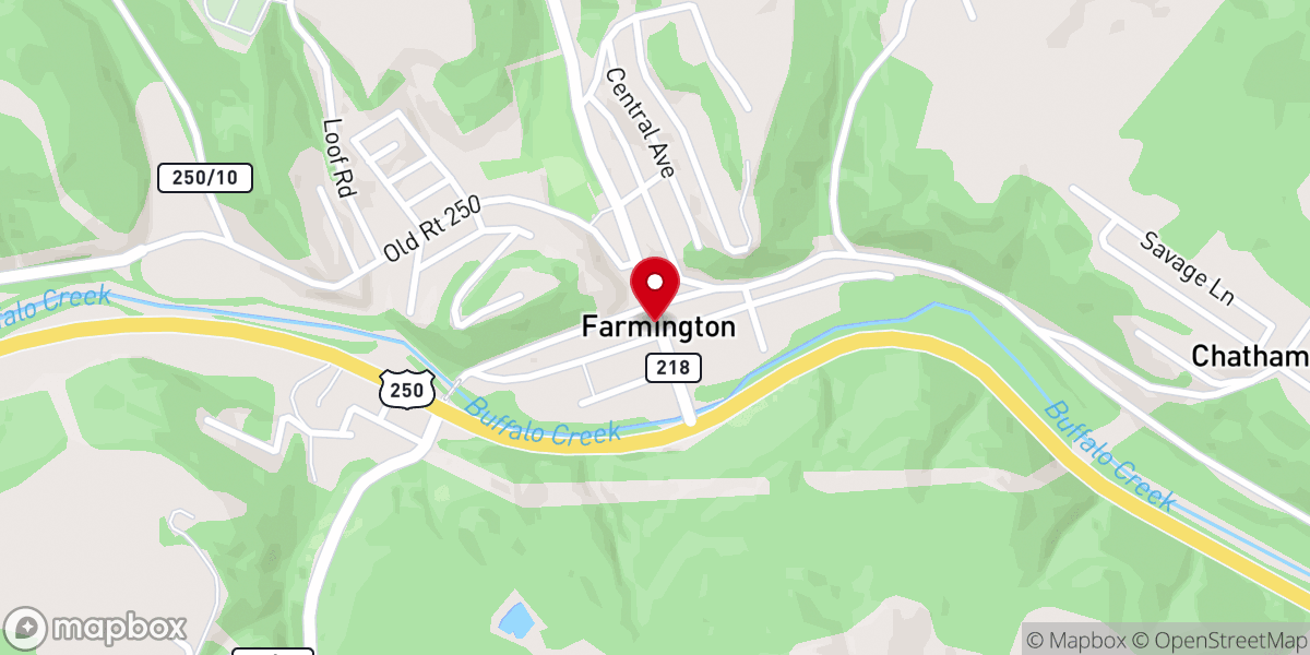 Map showing location of Katy Church of God of Prophecy