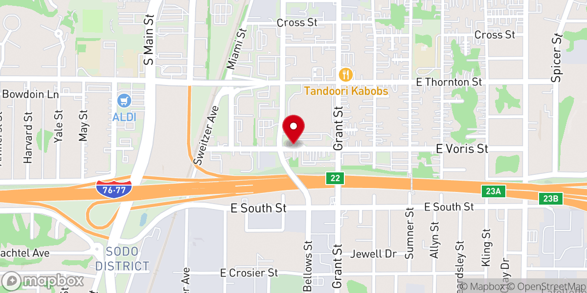 Map showing location of Open M Foundation