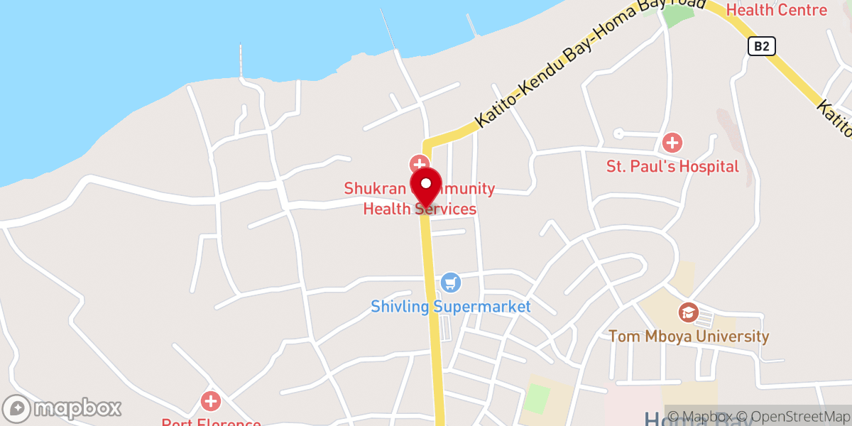Map showing location of WARIGA ACK CHUCH
