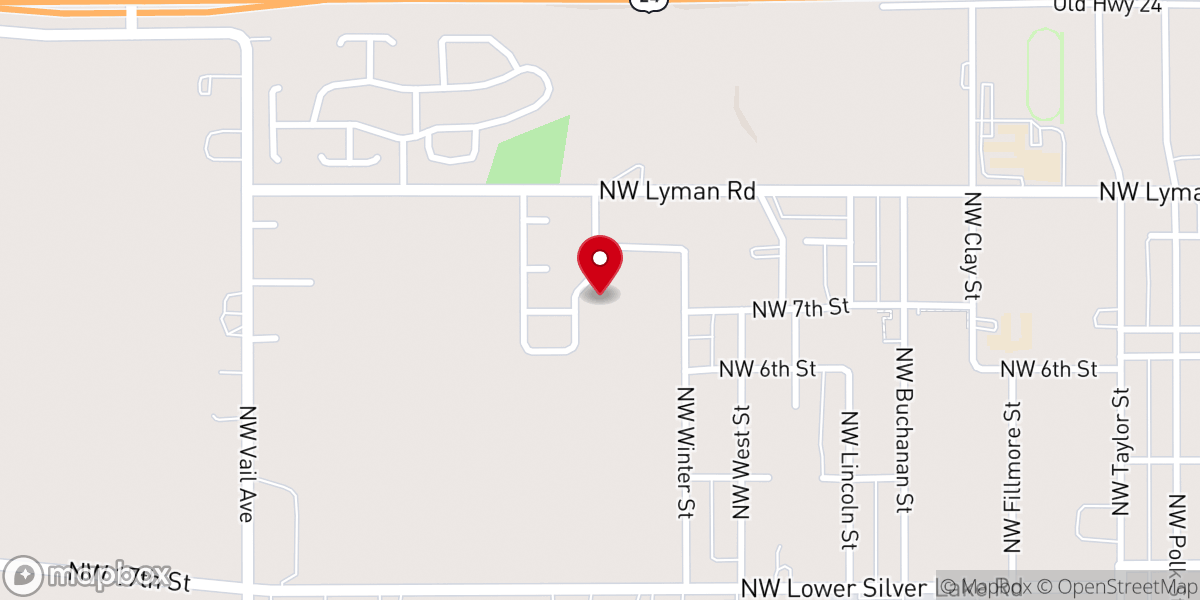 Map showing location of Randel Ministries Inc