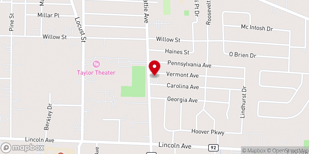 Map showing location of Lockport Life Church (A/G)