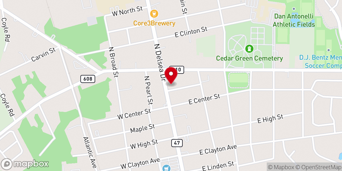 Map showing location of G5 Student Ministries