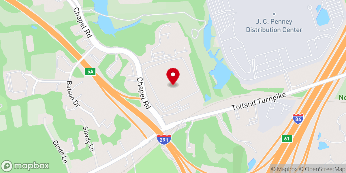 Map showing location of Raymour & Flanigan Distribution Center