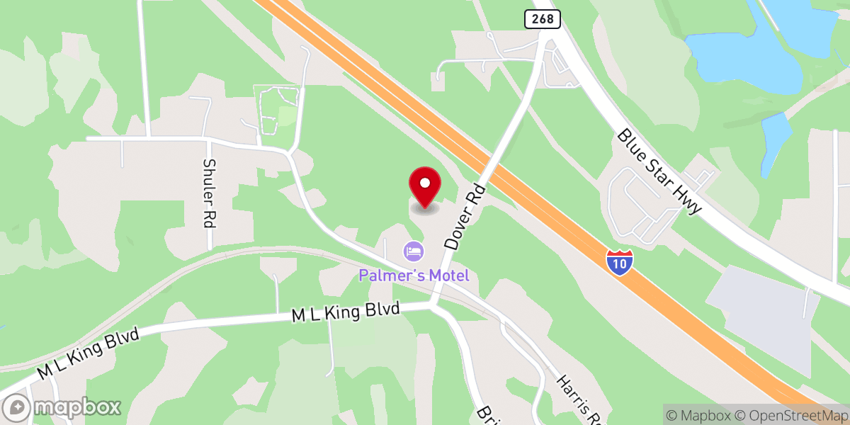 Map showing location of The Excellence Church