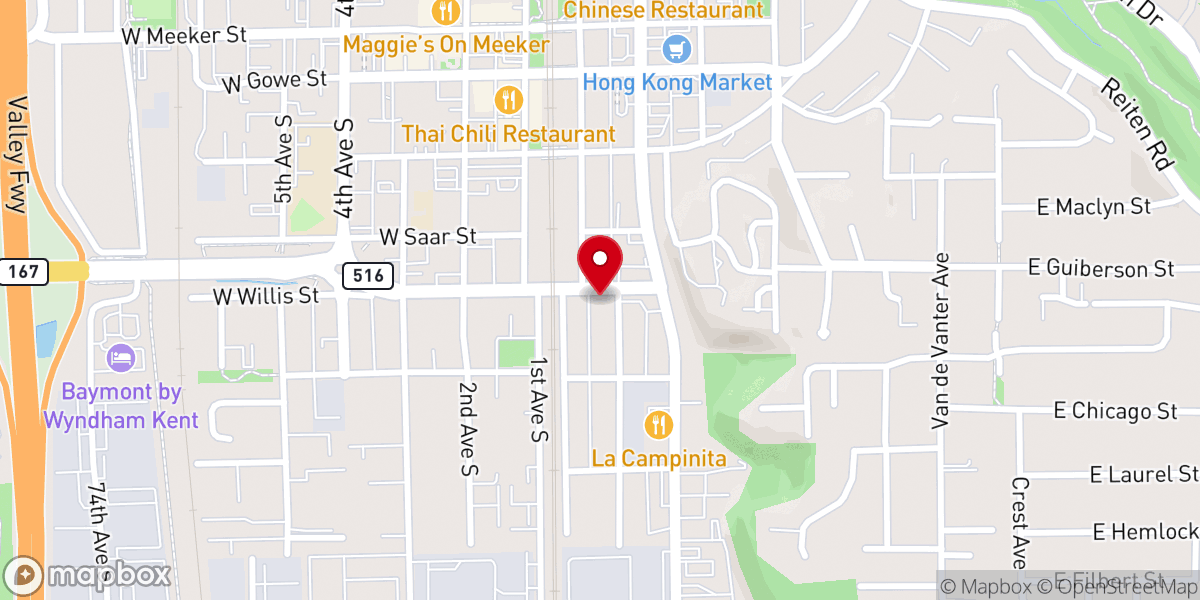 Map showing location of Prayer Warriors Ministries