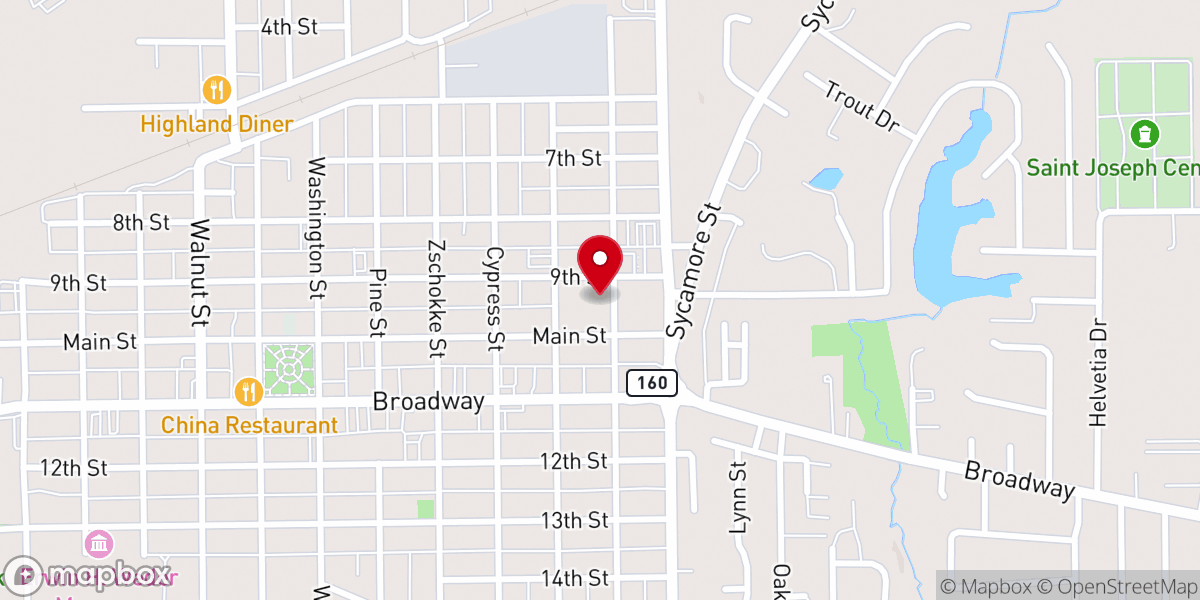 Map showing location of St Paul Religious Education