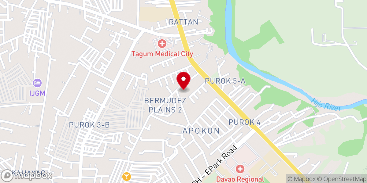Map showing location of Good News Baptist Church