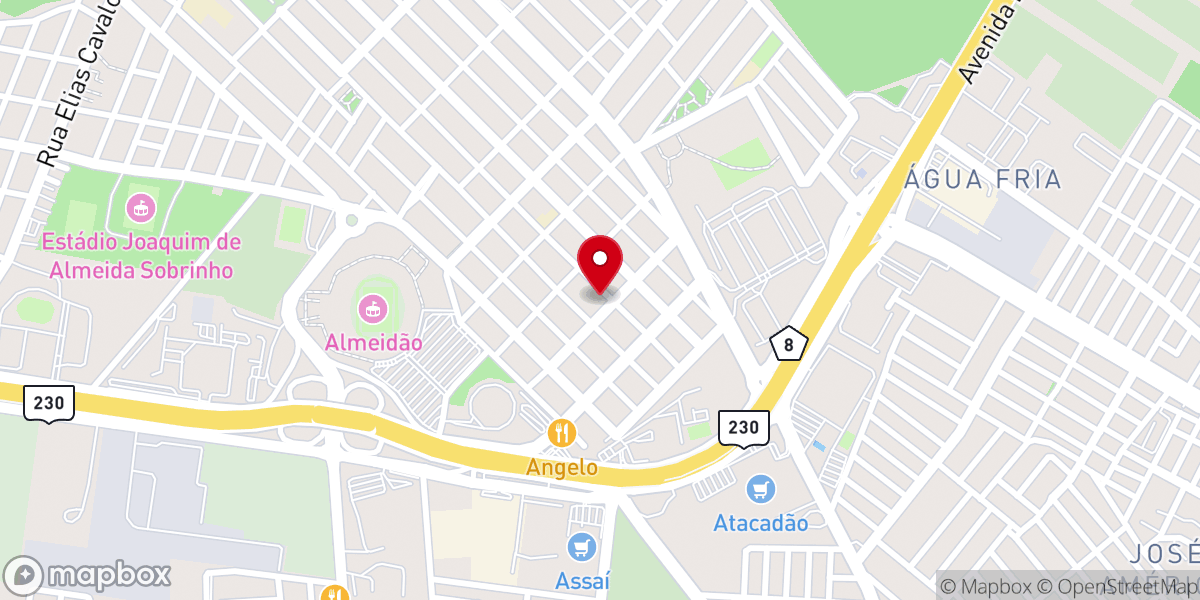 Map showing location of Paróquia Mãe do Redentor