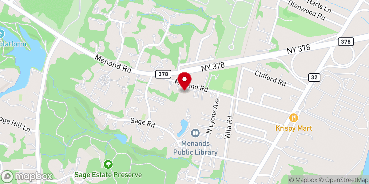 Map showing location of St. Joan of Arc & Black Catholic Apostolate