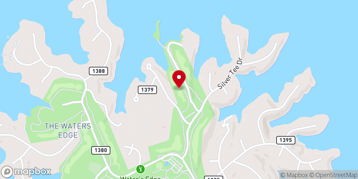 Map showing location of Galilee Church