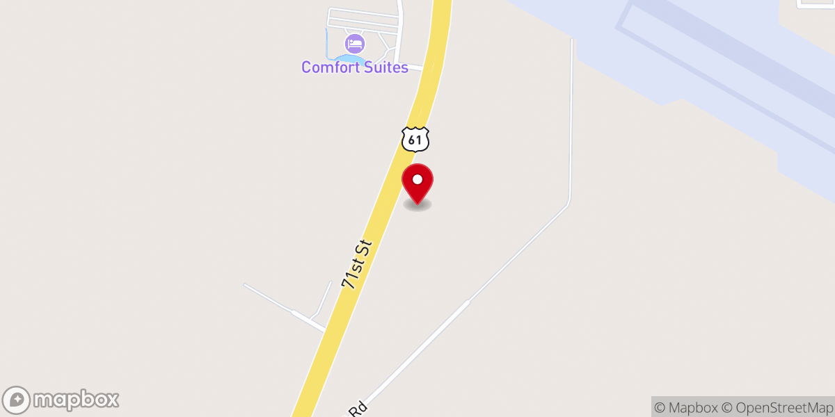 Map showing location of Burlington Church of Christ