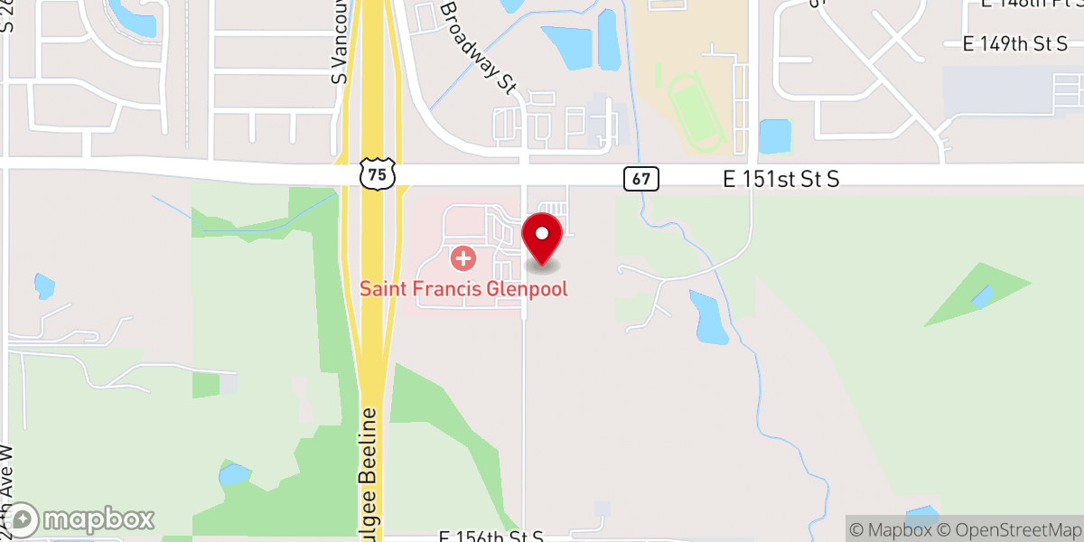 Map showing location of King of Kings Lutheran Church