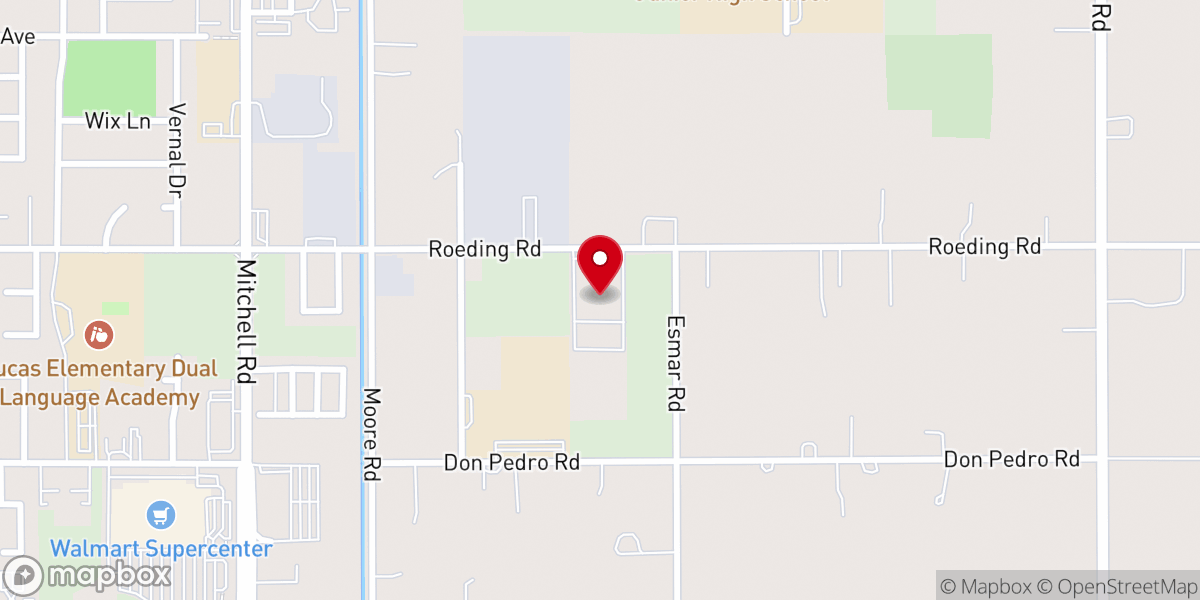 Map showing location of Ceres Christian Preschool