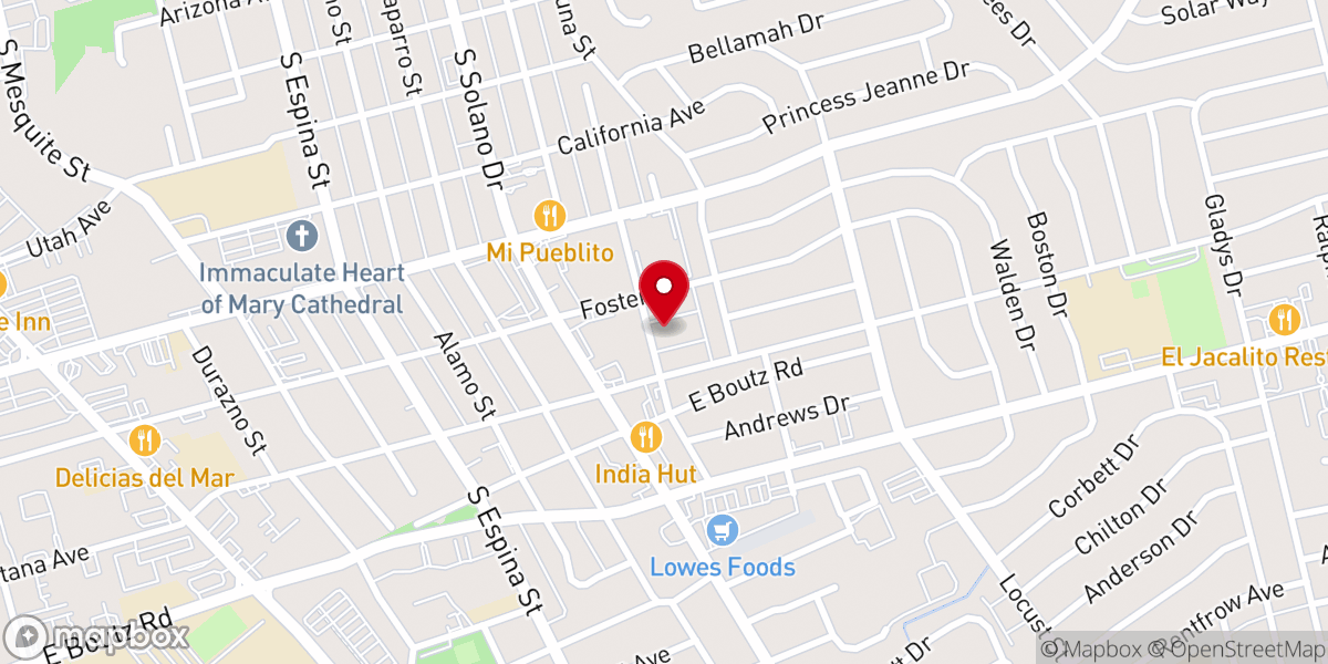 Map showing location of First Evangelical Free Church